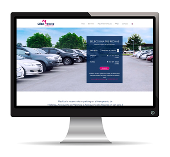 Web de reserva de parking ClickParking